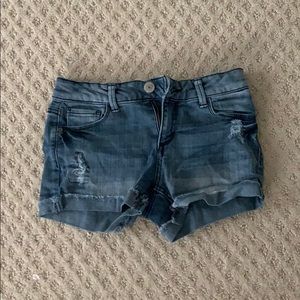 girls ripped jean shorts from kohl’s